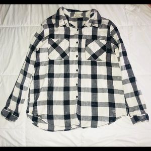 Vanilla Star Long-Sleeve Plaid XL Shirt